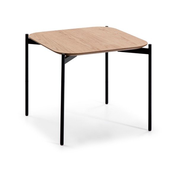 Măsuță de cafea în decor de lemn de stejar Markeric Idara, înălțime 50 cm