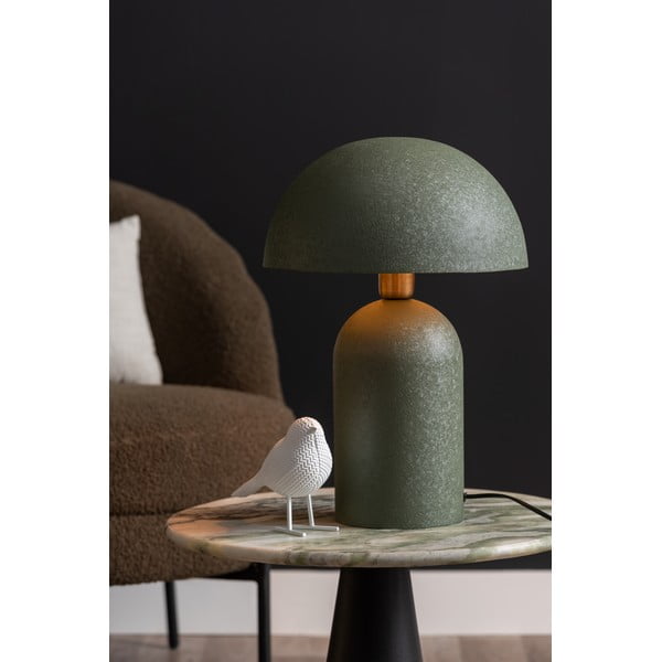 Veioză verde cu abajur din metal (înălțime 43 cm) Boaz – Leitmotiv-image-1