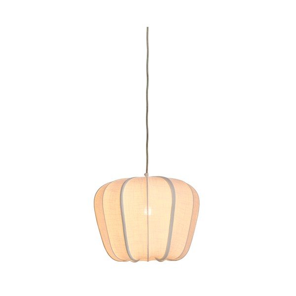 Lustră crem cu abajur textil Zubedo – Light & Living-image-2