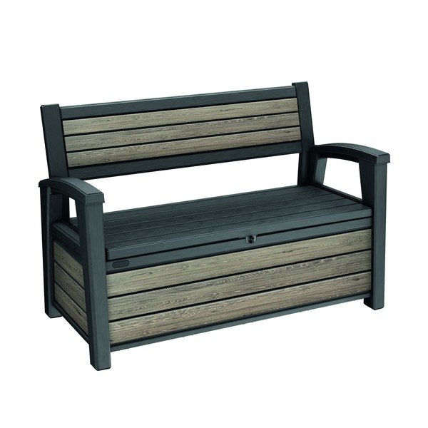 Bancă de grădină maro din plastic Deco – Keter