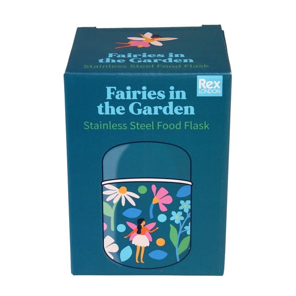 Termos albastru pentru mâncare, pentru copii 280 ml Fairies in the Garden – Rex London-image-4