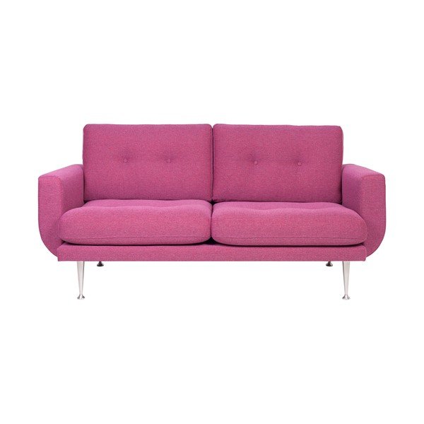 Canapea cu 3 locuri Scandic Fly, roz - violet