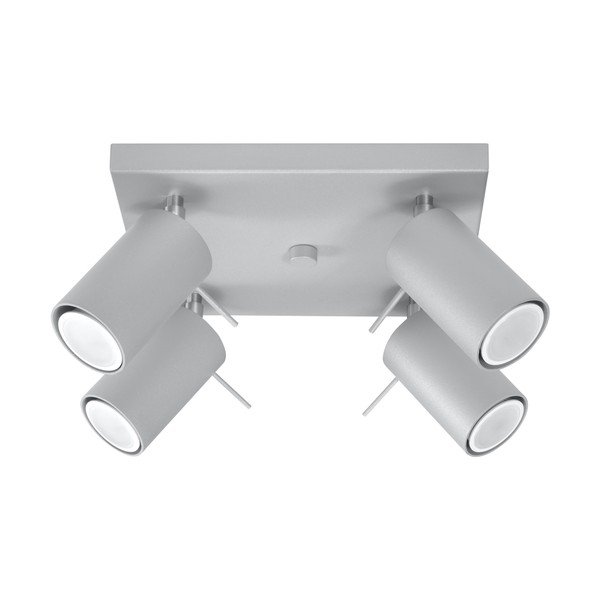 Plafonieră Sollux Etna Quatre, gri-image-3