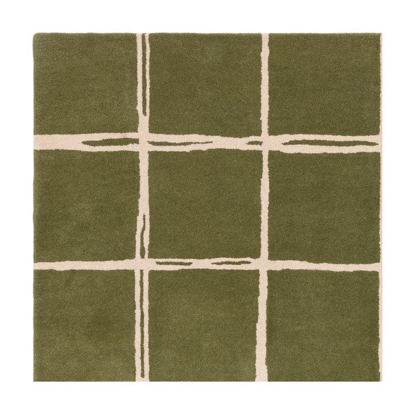 Covor verde țesut manual din lână 160x230 cm – Asiatic Carpets-image-4