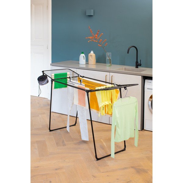 Uscător de rufe negru mat 18 m HangOn Too – Brabantia-image-1