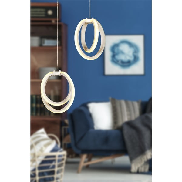 Lustră albă LED din metal ø 20 cm Sezen – Squid Lighting-image-1