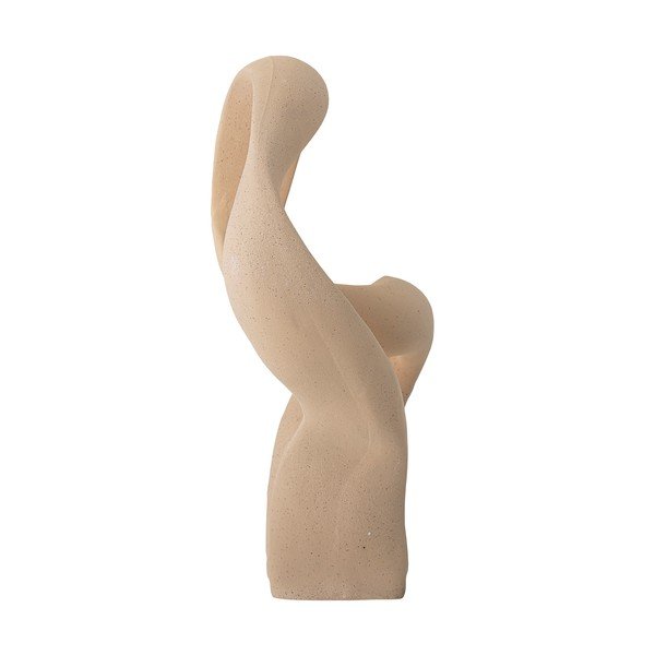 Figurină din gresie Bloomingville Berhan, înălțime 40,5 cm, bej-image-2