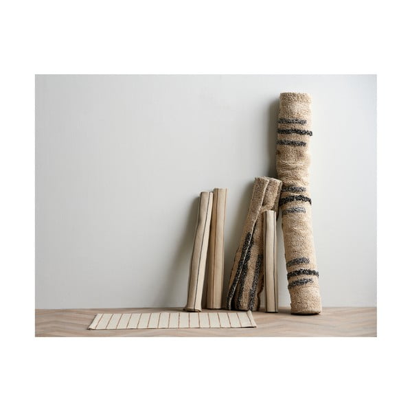 Covor bej din amestec de bumbac 75x150 cm Line – Södahl-image-1