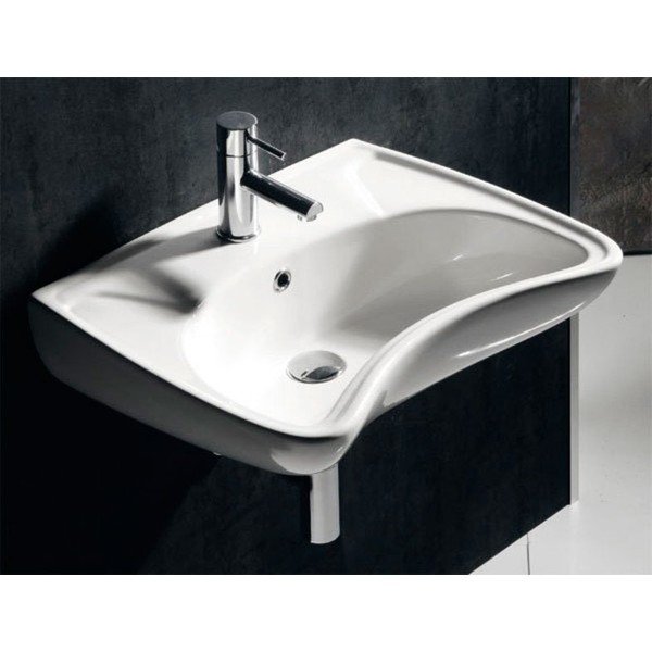 Chiuvetă albă din ceramică 59x45,5 cm Handicap – Sapho-image-2