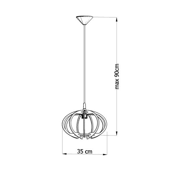 Lustră din lemn Sollux Mandore-image-2