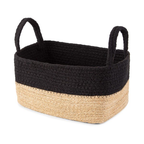 Coș de depozitare din iută și bumbac Compactor Basic, 24 x 15 cm-image-4
