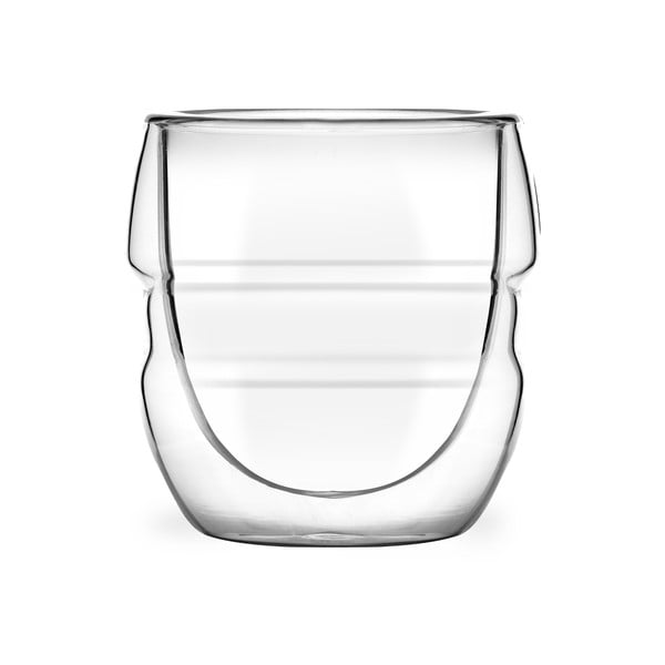 Cești 2 buc. pentru espresso/cu perete dublu din sticlă 70 ml Sferico – Vialli Design-image-2