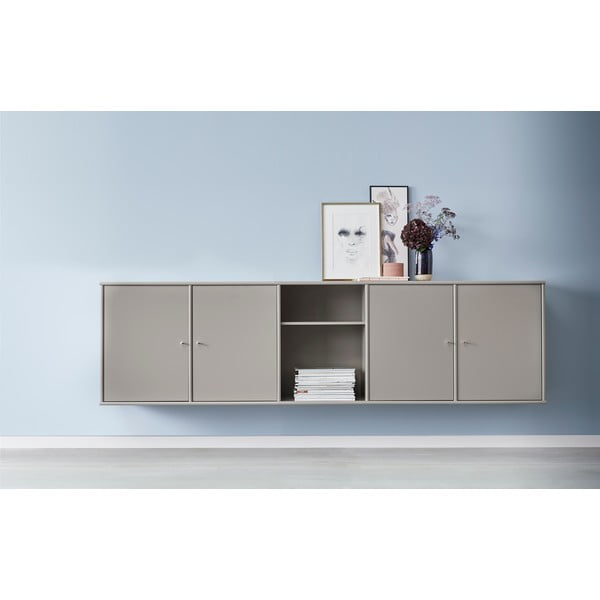 Comodă joasă gri 220x61 cm Mistral - Hammel Furniture-image-1