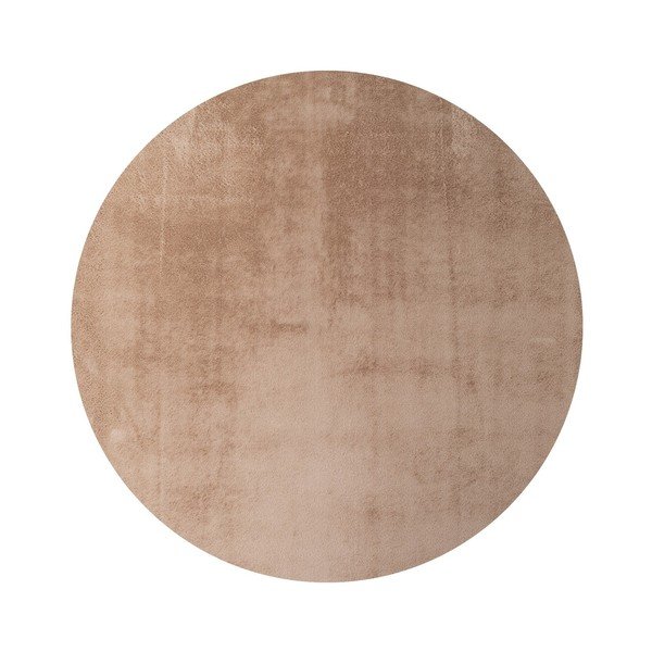 Covor bej lavabil rotund ø 80 cm Joy – Ayyildiz Carpets