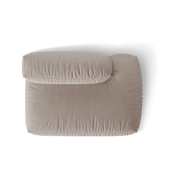 Modul pentru canapea modulară bej (cu colț pe partea dreaptă) Martina – Micadoni Home-image-3