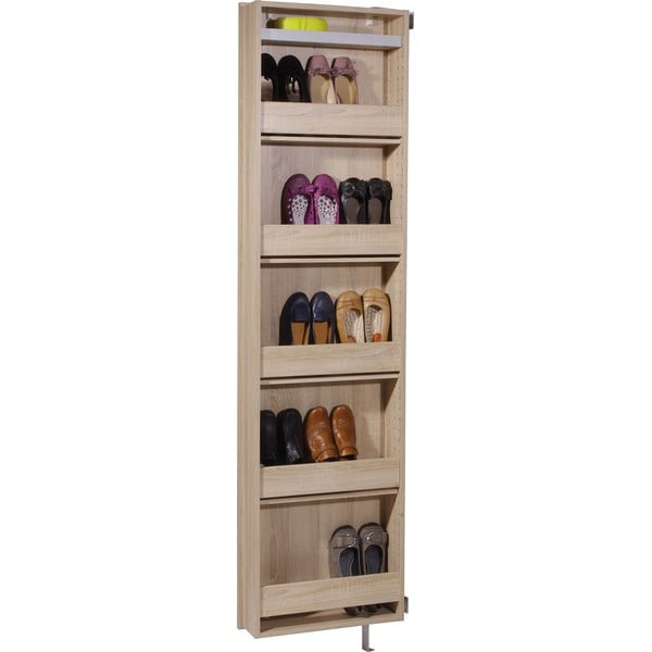 Dulap pentru hol în culoare naturală cu aspect de lemn de stejar 50x195x18 cm Rotary – Germania-image-2