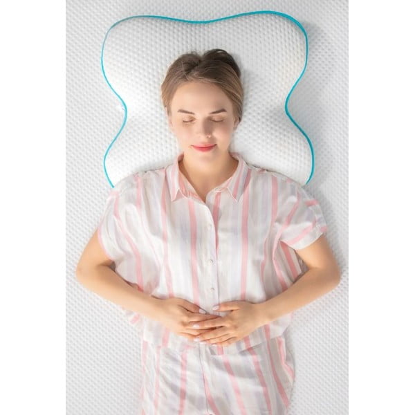 Pernă anatomică cu umplutură de spumă cu memorie 46x55 cm – Mila Home-image-3