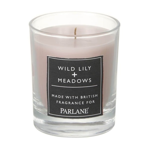 Lumânare parfumată pahar Parlane Wild Lily & Meadows