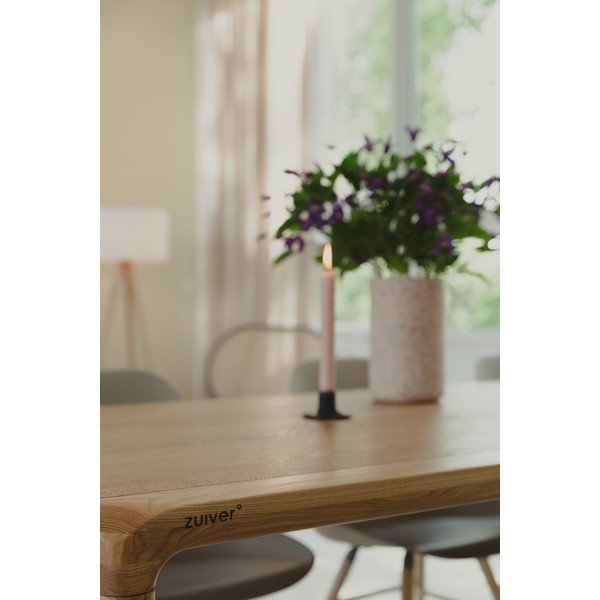 Masă de dining cu aspect de lemn de stejar 90x160 cm Storm – Zuiver-image-1