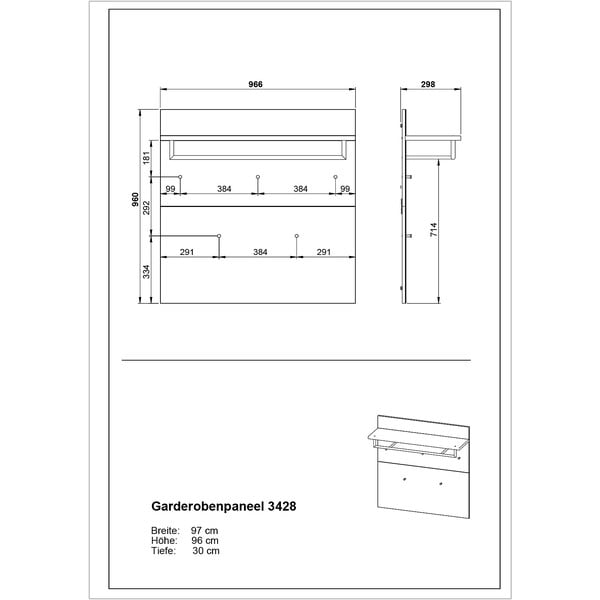 Panou de agățat diverse gri Genova – Germania-image-3