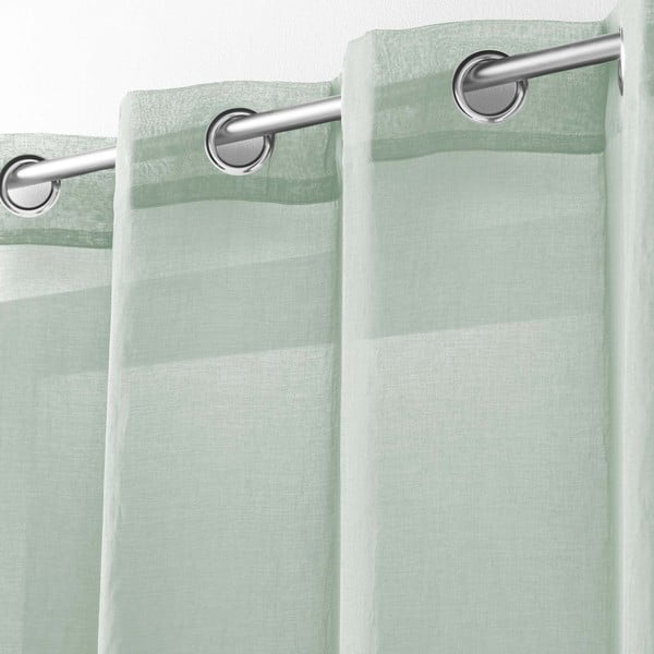 Perdea verde-deschis 140x240 cm Telma – douceur d'intérieur-image-1