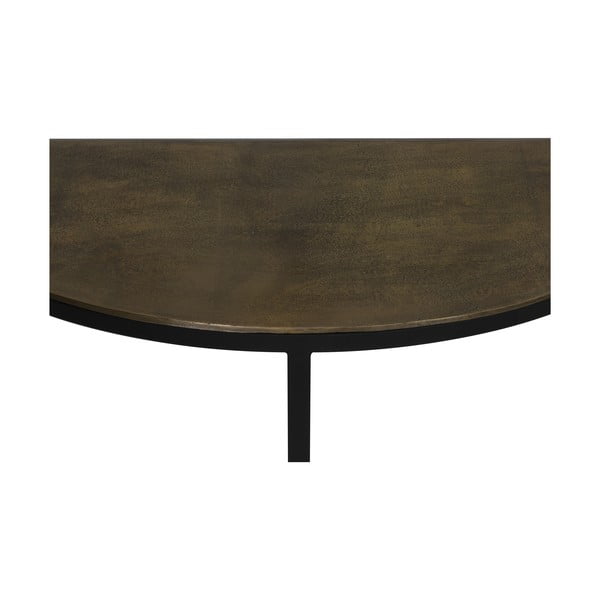 Masă consolă în culoarea bronz din metal 42x100 cm Peto – Light & Living-image-2