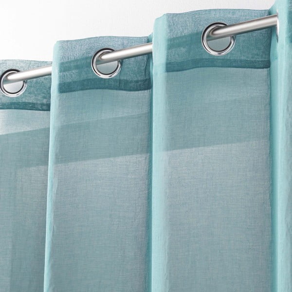 Perdea turcoaz 140x240 cm Telma – douceur d'intérieur-image-1