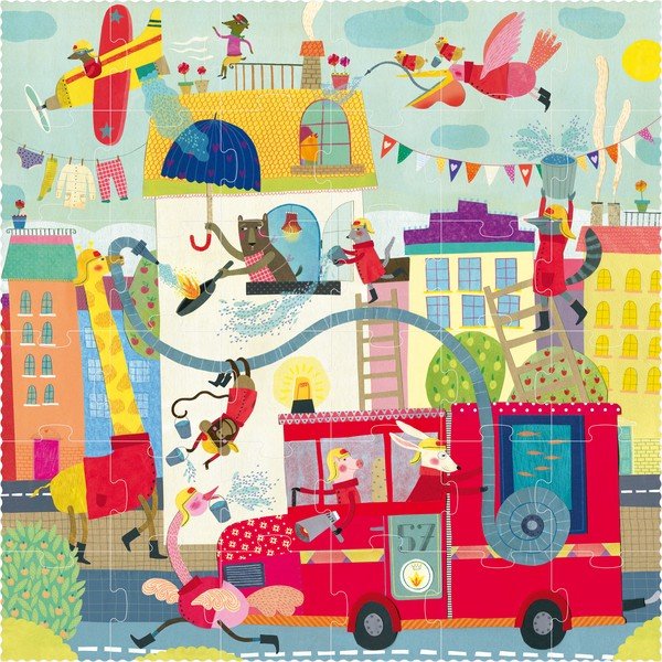 Puzzle Londji Vreau să fiu pompier-image-1