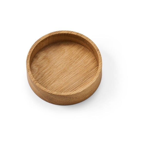 Cutie de depozitare în culoare naturală din lemn, decorativă ø 11x3 cm Circle S – LIND DNA-image-2