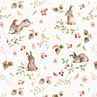 Tapet Dekornik Happy Rabbits, 50 x 280 cm