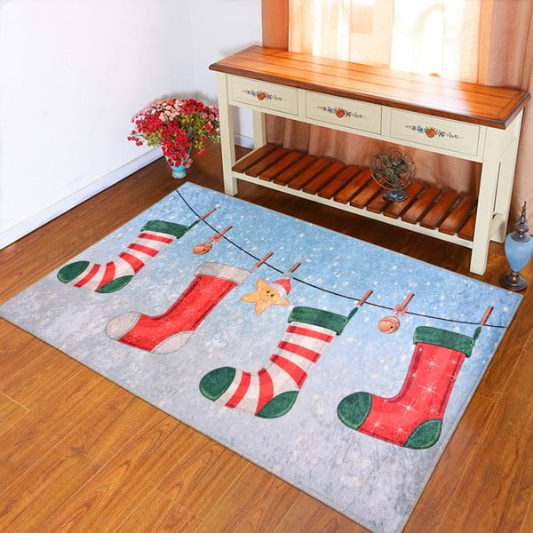 Covor Vitaus Christmas Socks, 120 x 160 cm