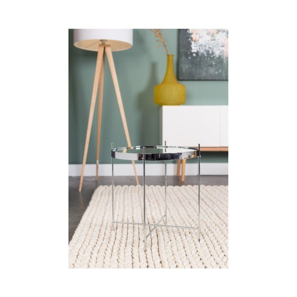 Măsuță auxiliară Zuiver Cupid, argintiu-image-1