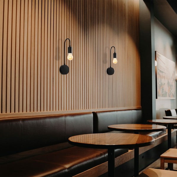 Aplică de perete neagră Baston – Opviq lights-image-1