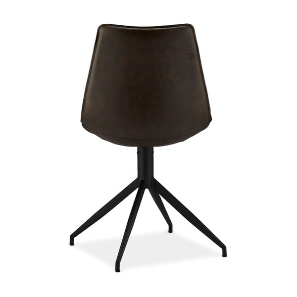 Scaune de dining maro închis rotative 2 buc. Isabel – Furnhouse-image-2