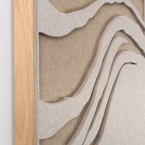 Tablou cu ramă/acustic 3D 62x62 cm Sacred Silence 2 – Malerifabrikken-image-4