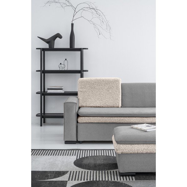 Canapea gri extensibilă 235 cm – Miuform-image-3
