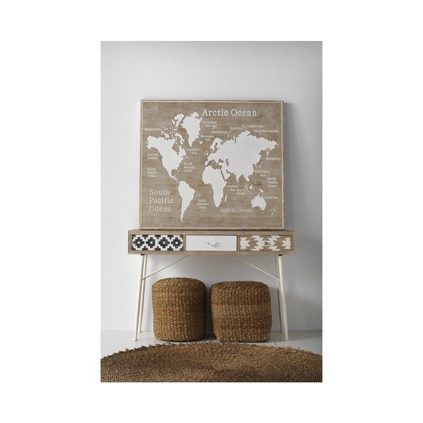 Taburet maro cu tapițerie din împletitură de trestie Seaweed – Geese-image-3