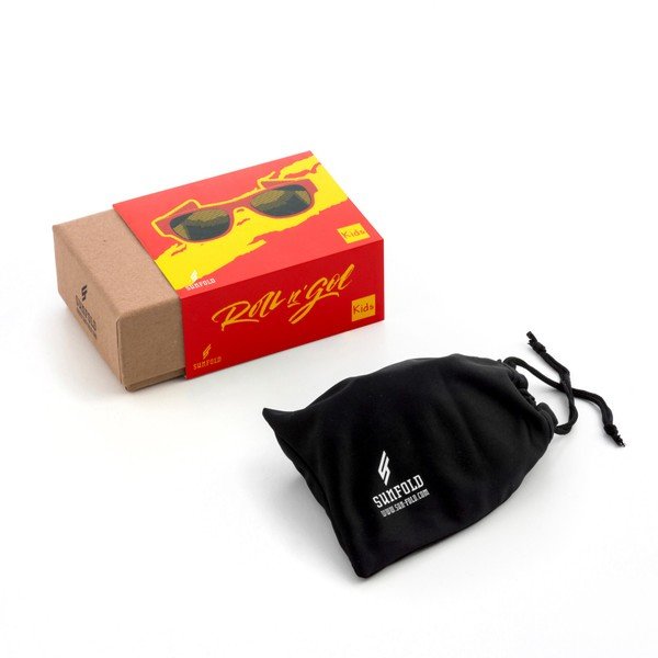 Ochelari de soare pliabili pentru copii InnovaGoods Sunfold Kids Mondial Spain, roșu-image-4