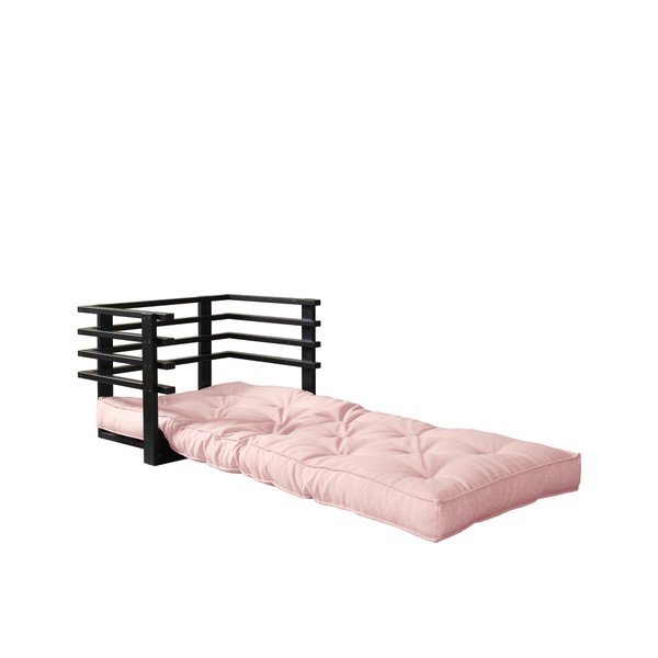 Fotoliu extensibil Karup Funk Black/Pink Peonie-image-3