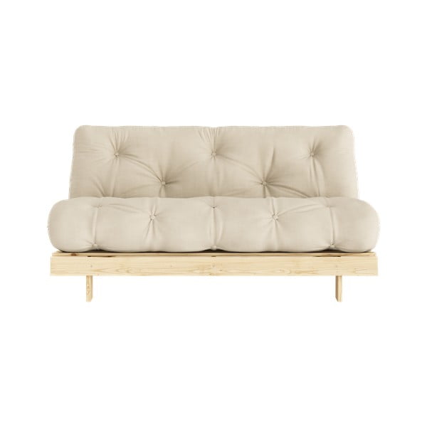 Canapea bej extensibilă 160 cm Roots - Karup Design-image-3