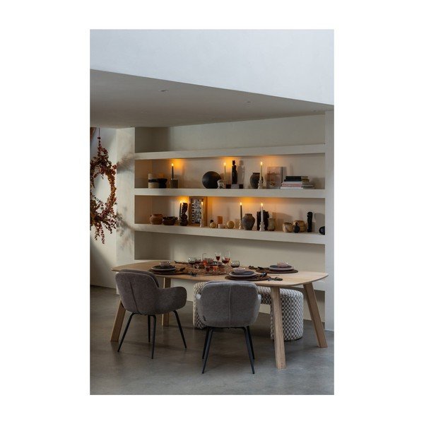 Masă de dining din lemn de stejar 100x220 cm Tablo – WOOOD-image-4