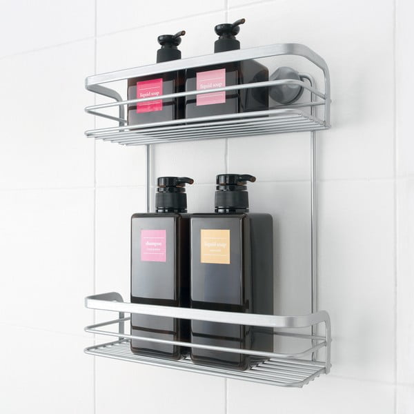 Suport de perete pentru baie Metaltex Viva, 26 x 30 cm-image-1