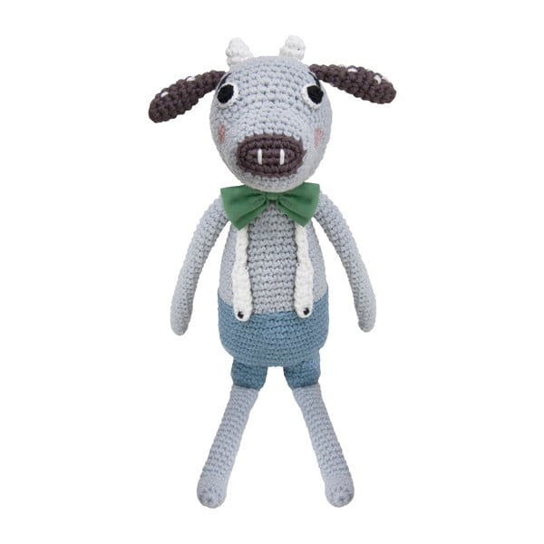 Jucărie croșetată Sebra Crochet Animal Cow Carl