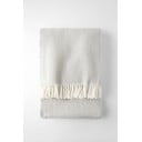 Pled din amestec de bumbac Euromant Skyline, 140 x 180 cm, gri deschis