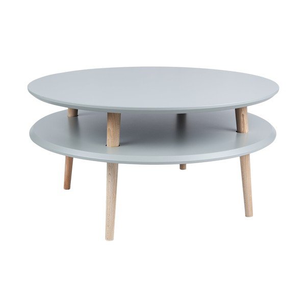 Măsuță de cafea Ragaba UFO, Ø 70 cm, gri închis