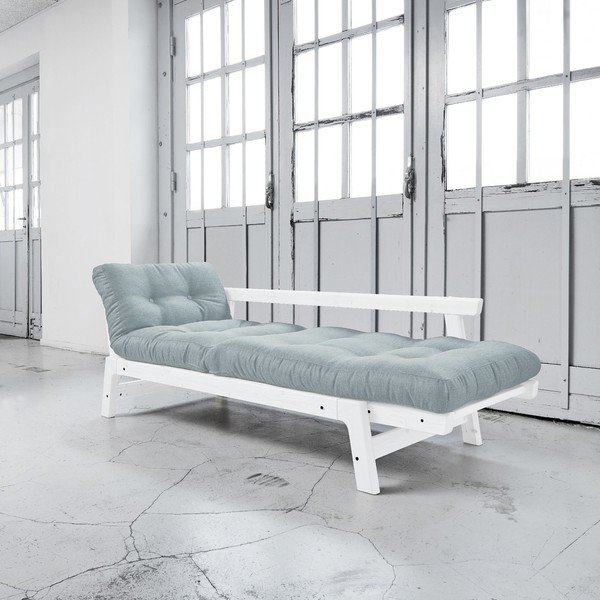  Canapea extensibilă Karup Step White/Sky Blue-image-2