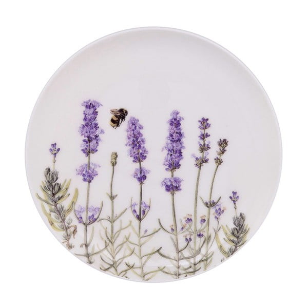 Farfurie desert din porțelan Ashdene I Love Lavender, ⌀ 15 cm