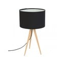 Veioză Zuiver Tripod Wood, negru