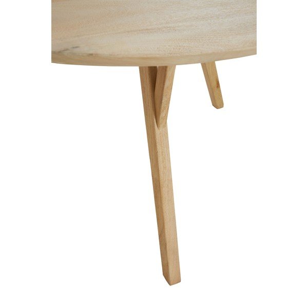 Masă de dining rotundă din lemn de mango ø 120 cm Quenza – Light & Living-image-4