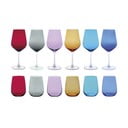 Set 12 pahare pentru apă și vin Villa Altachiara Carambola, multicolor